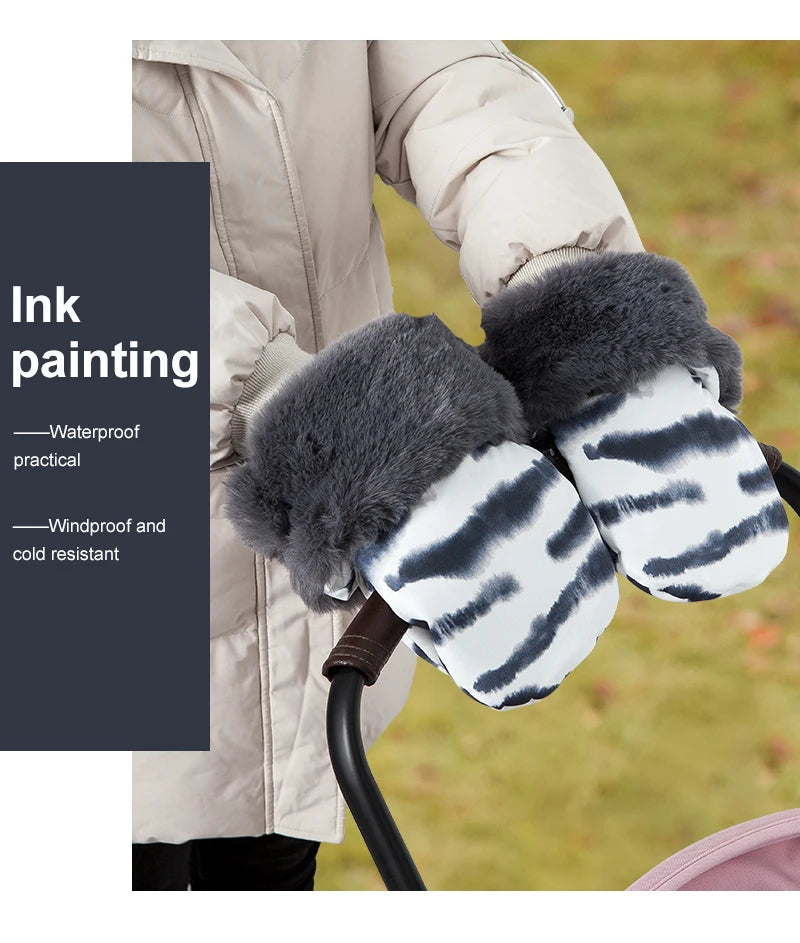 Winter Kinderwagen-Handschuhe – Warm, Winddicht & Wasserdicht