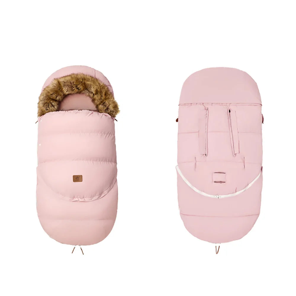 Universal Baby-Fußsack für Kinderwagen (0–36 Monate) – Warmer, abnehmbarer Winter-Schlafsack mit Fleecefutter & winddichtem Design